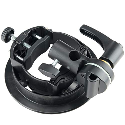 Godox S2 Bracket S-Type Speedlite Bracket Bowens Mount for Godox V1 AD200Pro AD400Pro AD200 and Other Flashes, Precise Tilt Control, Large Handle, Integrated Umbrella Mount with Pergear Diffusers