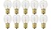 Pack Of 10 40S11/N/C 40 Watt S11 E17 Intermediate Base Hi-Intensity Light Bulbs, Clear