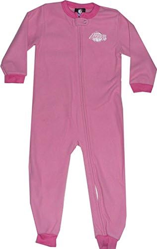 Amazon Com Nba Los Angeles Lakers Toddler 2t 4t Girls Pajamas Sleeper Coveralls Pink 2t Clothing