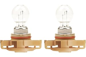 XINLIYA PSX24W 2504 4300K 12V 24W Car LED Fog Light Bulbs, 2PCS Vehicle Halogen Lamp Daytime Running Light, Automotive Clear 
