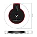 Zonix iPhone 8, 8Plus, iPhone X QI Wireless Charger Charging Pad For Samsung Galaxy S6 S6+ S7 Edge S8, S8+ Crystal Wireless Charging Station For iPhone - For All Qi-Enabled Devices (Black)