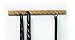 Spectrum Diversified Wooden Closet Wall Mount Storage Rack, 24-Peg Tie & Belt Organizer, Scarf & Jewelry Rack, Wall-Mounted Tie Rack & Closet Organizer