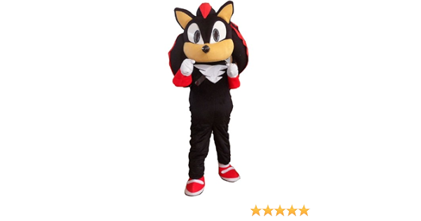 Amazon.com: procostume Shadow el erizo negro Sonic mascota disfraz Fancy  vestido Outfit Suit EPE : Ropa, Zapatos y Joyería
