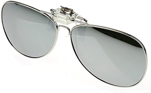 Polarized UV400 Clip-on Flip-up Sunglasses Lens Myopia Glasses Outdoor Driving
