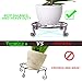 Yimobra Original Patented Plant Stand for Flower Pot Heavy Duty Potted Holder Indoor Outdoor, Metal Rustproof Iron Garden Container Round Supports Rack for Planter, Brown, 11.8 Inches