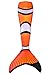 Fin Fun Mermaid Tail, Reinforced Tips, Monofin, Clown Fish, Child 12