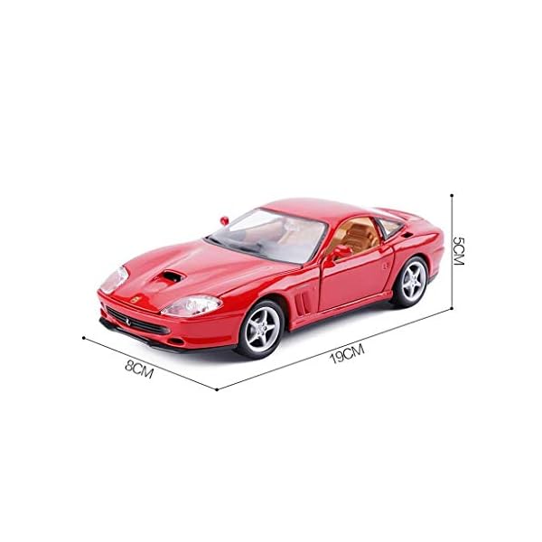 Byrhgood Auto-Modell Auto 1.24 Ferrari 550 Maranello Spielzeug Ornamente Sports Car Collection Schmuck 19x8x5CM – Bild 7