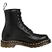 Dr. Martens Womens 1460W Originals Eight-Eye Lace-Up Boot, Black Smooth Leather, 10 M US/ 8 UK