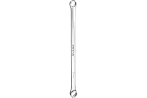 HARFINGTON Double End Box Wrench 19 x 21 mm Metric 12 Point 0 Degree Offset Extra Long Double End Box Ratcheting Wrench CR-V 