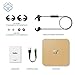 TaoTronics Bluetooth in Ear Headphones Wireless Earbuds Sports Magnetic Earphones with Built-in Mic (Sweat Proof with IPX5 Splash Proof Rating, aptX Stereo, Up to 7 Hours Talk Time, Ceramic Antenna)