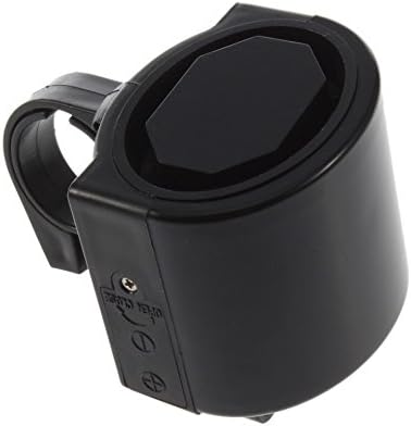 Electronic Bicycle Bike Cycling Alarm Loud Bell Horn Powered By 2x AAA Battery black color