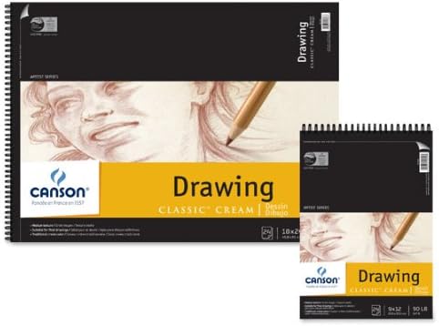 Canson Pad Classic Drawing 14x17" - Cream
