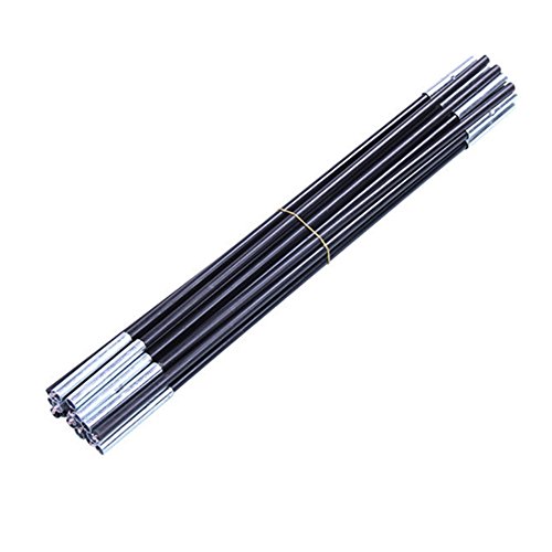 KangTeer Glass Fiber Rod Tent Pole 2 Pack 3.5m/138inch Bar Tent Pole Accessories Building Supporting Rod Pole Awning Frames Kit for Hiking Camping - Thumbnail 2