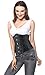 Charmian Women's Double Heavy Spiral Steel Boned Underbust Waist Cincher Corset