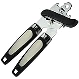 Can Opener, Metuu Professional Ergonomic Heavy Duty Safety Manual Can Opener - Ergonomic Anti Slip Design, Safety Smooth Edge