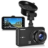 Campark Dash Cam 4K UHD DVR Driving Recorder Camera for Cars Dashboard with 3