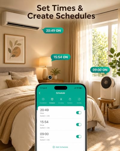 E T EASYTAO Enchufe Inteligente, Mini Contacto Alexa Wifi Smart Plug Compatible con Smartlife Amazon Alexa, Google Home, Sola 2.4G WiFi, Control Remoto via APP los Dispositivos Eléctricos, 4 PACK