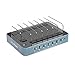 Juicy Power Rapid Charging Station Organizer 7 Port 65W 2.4A Quick Charge - for iPhone, iPad, Samsung, Android, Kindle and Other USB Mobile Device - Protections Against Power Surges with Smartflow IC