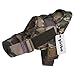 yisibo Tactical Dog Harness Military Working Dog Vest No-Pull Adjustable K9 Service Dog Training Vest with Handle,Camouflage,L
