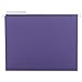 Smead Hanging File Folder with Tab, 1/3-Cut Adjustable Tab, Letter Size, Purple, 25 per Box (64023)
