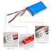2S 7.4V 2000mAh Lipo Battery for Spektrum DX6e DX6 DX8 Remote Controllerthumb 4