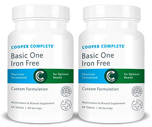 Cooper Complete - Basic One Multivitamin Iron Free - Daily Multivitamin and Mineral Supplement - 120 Day Supply