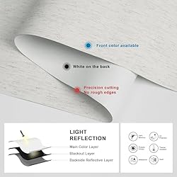 Boolegon Blackout Roller Shades for Windows,Linen