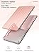 Dadanism iPad 9.7 2018 Case 6th Generation/iPad 9.7 2017 Case 5th Generation, [Flexible TPU Translucent Soft Back] Ultra Slim Lightweight Trifold Stand Smart Cover with Auto Sleep/Wake, Rose Gold...