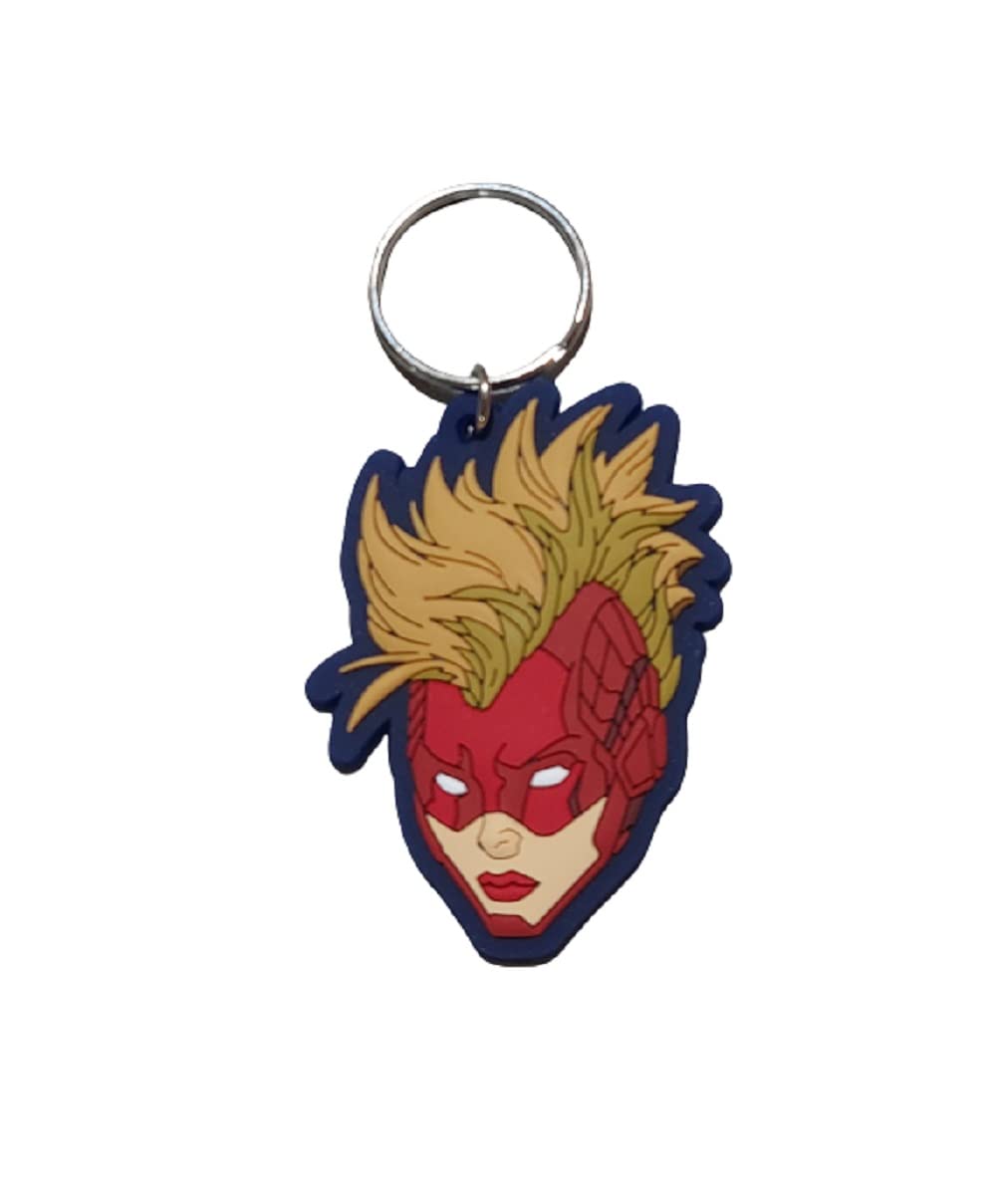 Marvel Captain Rubber 6cm Keychain Keyring