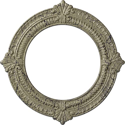 Ekena Millwork CM13BNCSC 13 1/8"OD x 8"ID x 5/8"P Benson Ceiling Medallion, Cas…
