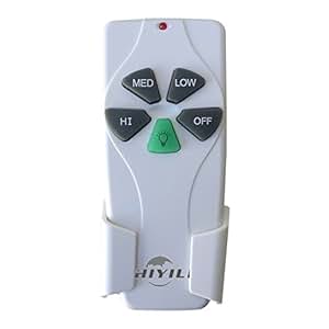 HiYiLL 53T Ceiling Fan Remote Control Replacement for Harbor Breeze