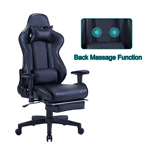 Amazon Healgen Gaming Chair HEALGEN Back Massage Gaming Chair With
