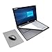 Premium 3 in 1 Microfiber Laptop Protector for Macbook and PC, Retina Screen Cleaner, Anti Scratch Keyboard Cover Non Slip Mouse Pad, for any 13 in, 13.3 in, 13.5 in Screen (Cool Gray)