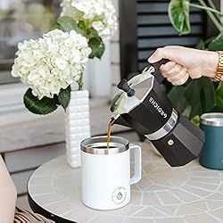 GROSCHE Charcoal Milano Stovetop Espresso Maker, 6