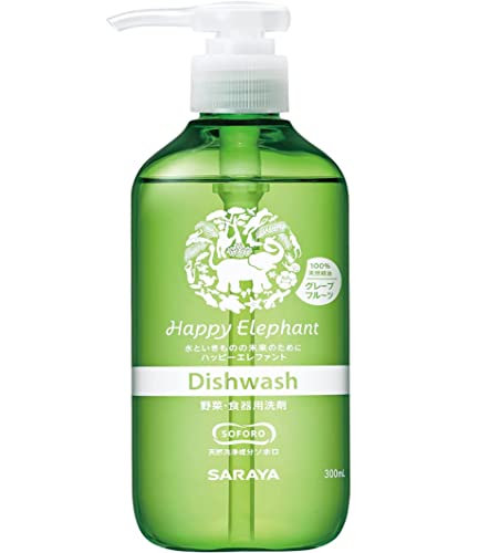 サラヤ ハッピーエレファント 野菜・食器用洗剤 グレープフルーツ商品画像