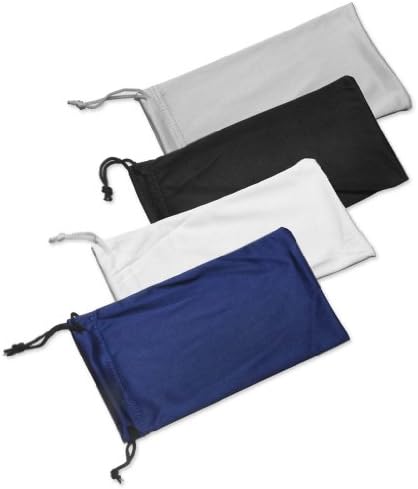 Microfiber Drawstring Eyeglass Cases Pouch 200-Pack Soft Sunglasses Storage Soft Microfiber Eyeglass Case, Cleaning And Storage Pouch  main image 2