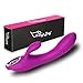 G-Spot Rabbit Dildo Vibrator,Tracy's Dog Silicone Waterproof Rechargeable Clitoris Vagina Stimulator Massager Adult Sex Toys for Women Lesbian Couples