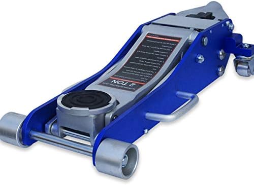 Amazon 油圧式ガレージジャッキ2 0t デュアルポンプ 青 アルミ ローダウン フロアジャッキ 油圧ジャッキ ジャッキ 車 バイク