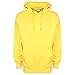 FDM Unisex Plain Original Hooded Sweatshirt / Hoodie (300 GSM) (S) (Empire Yellow)