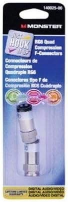 Ace Compression F Connector Rg6 3 Ghz Silver Carded 2 / Pack by Vanco International