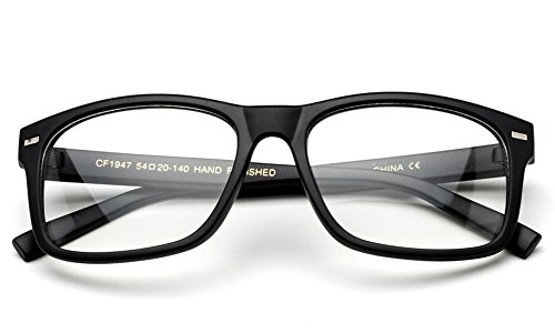 Newbee Fashion - "The Tom" Thick Frame Clear Lens Fashion Glasses