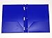 GIFTEXPRESS Pack of 6, Assorted Solid Color 3-Prong Poly Portfolio with 2 Pockets, Two Pocket Poly File Folder, 3 Hole Plastic Folder-Strong and Durable Plastic
