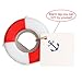 AerWo 20pcs Nautical Baby Shower Favors, Life Saver Bottle Opener for Beach Wedding Favors with Anchor Logo Tag Card, Nautical Baby Shower Birthday Party Gifts for Guest