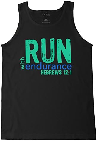 Radiate Apparel Unisex Run with Endurance Tank Top-Large Black