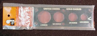 Capital Plastics2x6 Holder - US GOLD EAGLES in Black