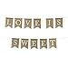 Andaz Press Real Burlap Fabric Pennant Hanging Banner Love is Sweet, Pre-Strung, No Assembly Required, 1-Set, Wedding Dessert Table Supplies Decorations