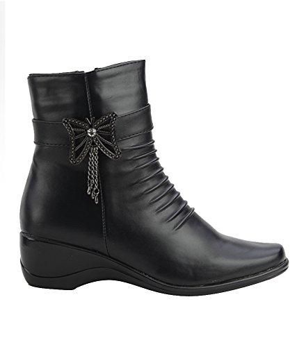 famous women's black leather boots
