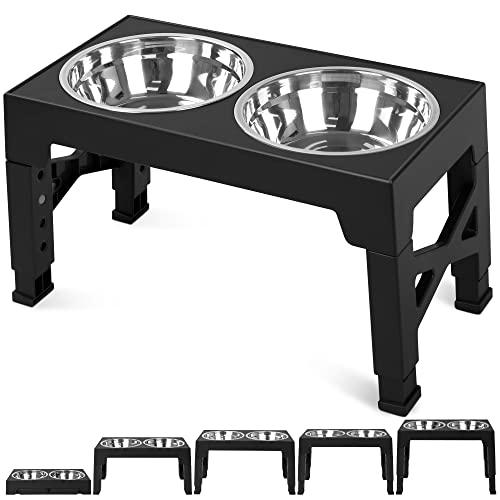 Niubya Elevated Dog Bowl Stand