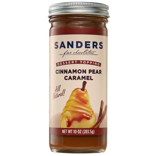 Sanders Hot Fudge (Cinnamon Pear Caramel Topping, 10 oz)
