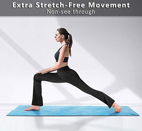 IUGA-Bootcut-Yoga-Pants-with-Pockets-for-Women-High-Waist-Workout-Bootleg-Pants-Tummy-Control-4-Pockets-Summer-Cool-Fabric-Work-Pants-for-Women-Golf-Pants